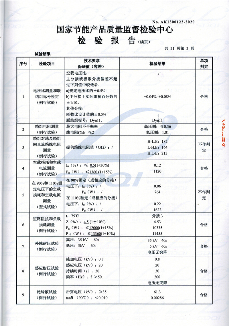 高低压试验报告-S11-1250睢阳睢阳睢阳油浸式变压器-2.jpg